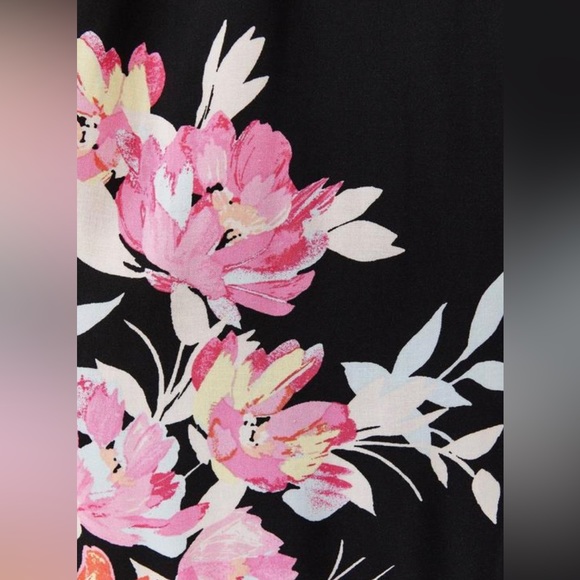 NWOT Torrid beautiful midi bodice fit & flare challis dress - Picture 6 of 12